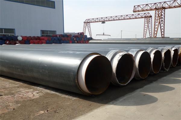直埋热力保温钢管供应销售聚氨酯保温管从里到外分三层结构
